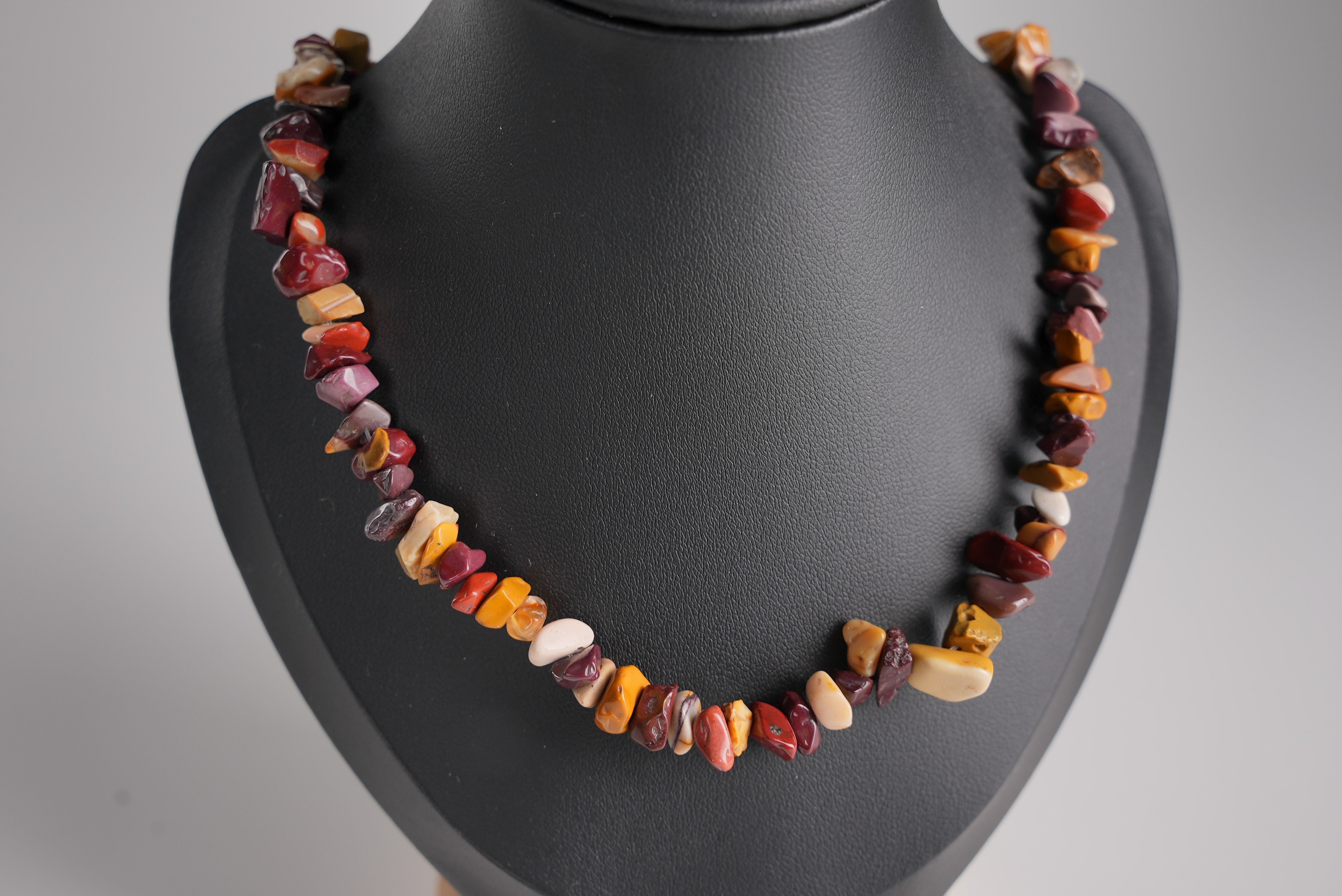 Mookaite Jasper Beaded Necklace